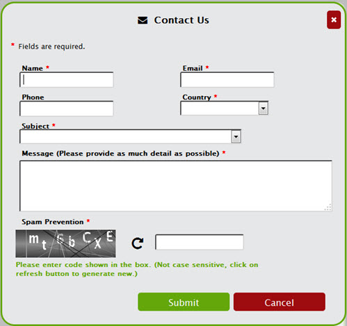 Contact Us Form